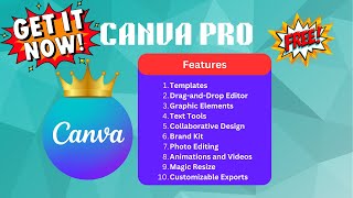 How To Get Canva Pro Free  Canva pro team invite link  canva pro team link [upl. by Aiyram]