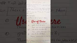 Use of there in english grammar [upl. by Agnimod]