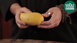 How to Cut a Mango  Produce  Whole Foods Market [upl. by Acinnod407]