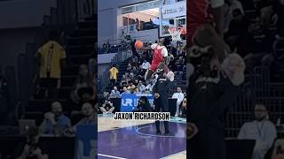 16 year old Jaxon Richardson wins dunk contest with 2 NEW dunks teamflightbrothers dunk [upl. by Llennyl]