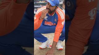 Why did Rohit Sharma eat soil from the cricket ground [upl. by Ellenad355]