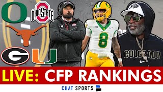 College Football Playoff Top 25 Rankings 2024 LIVE [upl. by Mauer]