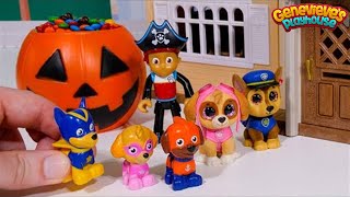 Paw Patrol Haunted House for Halloween [upl. by Narhet553]