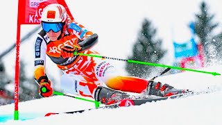 Petra VLHOVA  Winner  Giant Slalom Run 1  Kranjska Gora SLO  2024 [upl. by Eisele]