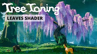 Leaves shader  explain video form tree toning assets pack [upl. by Rosario]