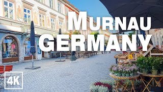 Murnau am Staffelsee GERMANY • 4K 60fps ASMR Real Time Virtual Walking Tour [upl. by Ereynihc]