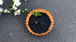 Salty caramel chocolate tart  eggless Tart recipe  chocolate tart  tart recipe [upl. by Sean]