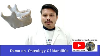 Mandible Osteology I Features amp attachments I Full demo I Dr Vibhash Vaidya [upl. by Marb]