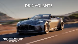 Aston Martin DB12 Volante  A New Standard of OpenTop Driving [upl. by Haimehen]