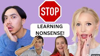 AVOID THIS NONSENSE FROM ENGLISH WITH LUCY ENGLISH WITH VENYA PAK POC ENGLISH VERONIKA LANGUAGE [upl. by Noorah]