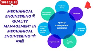 मेकैनिकल इंजीनियरिंग में क्वालिटी मैनेजमेंट का महत्व [upl. by Einwat]