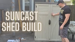 Building SunCast Shed with DYI tool hangers [upl. by Aiket]