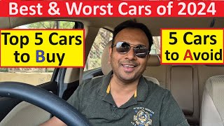 5 CARS TO AVOID BUYING IN 2024 BEST amp WORST SELLING CARS [upl. by Atnaloj]