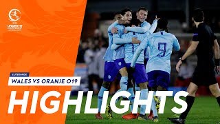 Highlights Wales  Oranje onder 19 20032019 EK 2019kwalificatie [upl. by Rifkin132]