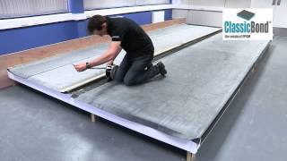 Flat Rubber Roof with Seam  EPDM Installation Guides and Training [upl. by Riocard482]