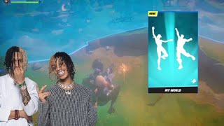 Fortnite Montage  “Fly N Ghetto” Ayo amp Teo MY WORLD EMOTE [upl. by Ijat]