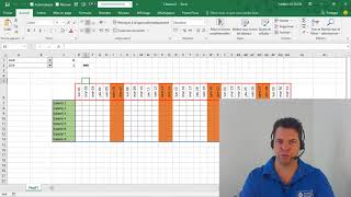 Créer un calendrier automatique dans Excel 📆 [upl. by Narut507]