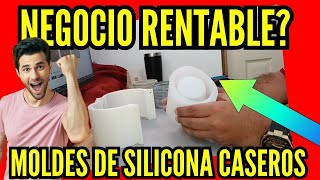 💰 CREA MOLDES de SILICONA Para MACETAS de CEMENTO y VENDER MÁS 💥 [upl. by Alael]