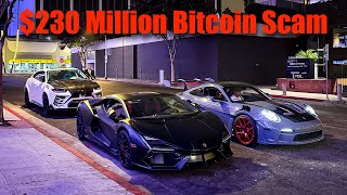 I Accidentally Found a 230 Million Crypto Scammers Supercar Collection [upl. by Econah324]