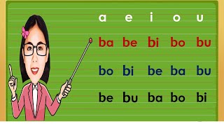 MATUTONG BUMASA NG ABAKADA PART1 BA BE BI BO BU [upl. by Kavanagh]