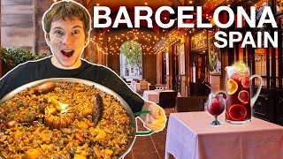 48 hour Food Tour in Barcelona  Top Restaurants and cafes [upl. by Niwrud575]