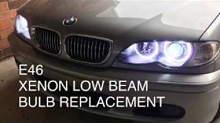 E46 XENON BULB REPLACEMENT DIY [upl. by Isabelle]