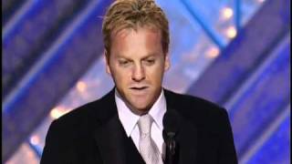 Kiefer Sutherland Wins Best Actor TV Series Drama  Golden Globes 2002 [upl. by Ylrehc]