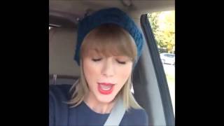 ▶ Taylor Swift Raps Kendrick Lamar Backseat Freestyle [upl. by Saffian942]