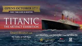 TITANIC The Artifact Exhibition Boston [upl. by Annerol221]