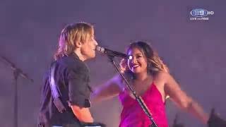 Keith Urban amp Jessica Mauboy  The Fighter Live NRL GF 2016 [upl. by Ibrek]