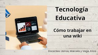 Cómo ingresar a una Wiki en Moodle educación [upl. by Yraek]