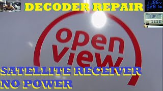 Open View Satellite ReceiverDecoder Not Turning OnCan We Fix it [upl. by Alisha]