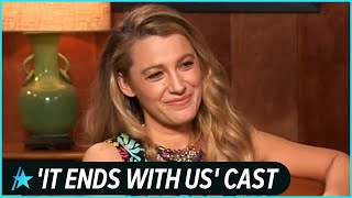 Blake Lively reacts to Ryan Reynolds surprise and talks Taylor Swift  It Ends With Us Interview [upl. by Celie]