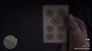 Seven of Pentacles Tarot Card Location  Red Dead Online [upl. by Ocsirf]