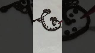 Letter design trending mehndi ytshort fashion [upl. by Kristin]