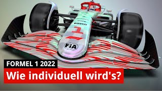 Wie werden die F1Autos 2022 wirklich aussehen  Neues Reglement [upl. by Astrix562]