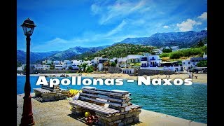 Travel To Apollonas village Naxos  GREECE [upl. by Adamek829]