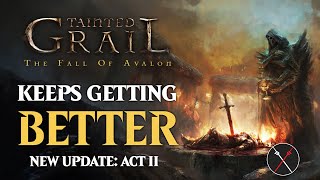 Tainted Grail The Fall of Avalon Gameplay Overview  Patch 07 Cuanacht Rebellion [upl. by Gader463]