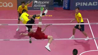 Sepak Takraw  Thailand VS Vietnam  30th Sea Games  Mens Regu Event [upl. by Aerehs]