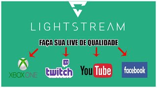 FAÇA SUA LIVE NO CONSOLE COM ANIMAÇÕES DE ALERTAS  XBOX ONE  LIGHTSTREAM [upl. by Eneli]