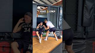 5 coach VS 1000 coach 💰🤣 funnyvideo boxingtraining [upl. by Eiram218]