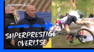 CycloCross Superprestige Overijse 2023  Crash On The Final Lap 😳  Mens Highlights  Eurosport [upl. by Modnarb]