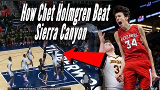 How Minnehaha Academy And Chet Holmgren Upset Sierra Canyon Player Analysis and Game Breakdown [upl. by Madson897]