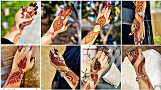 New easy and beautiful gol tikki mehndi designs for brides 2024 fashion bridal mehndi viral [upl. by Agnot252]