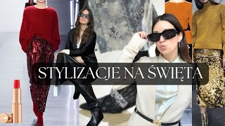 Jak Ubrać się na Święta🎄⭐️ 4 Stylizacje Jedwabna marynarka wełniana maxi sukienka… [upl. by Cykana]