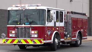 Danbury Battalion 19 Fire Department Engine 198 Responding [upl. by Ataynek670]