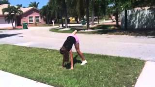 How to do a Cartwheel and Front Walkover D [upl. by Lledo]