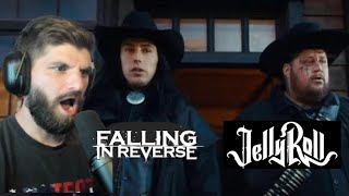 Country Metal Falling in Reverse  quotAll My Lifequot feat Jelly Roll Reaction [upl. by Nitsid]