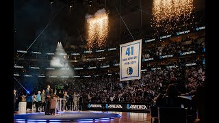 41 Forever Dirk Nowitzki Jersey Retirement Ceremony [upl. by Rheingold255]