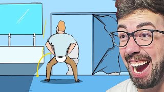 POV Vas al baño  😱 Mr Increible Perturbado Memes Animado [upl. by Herrod658]